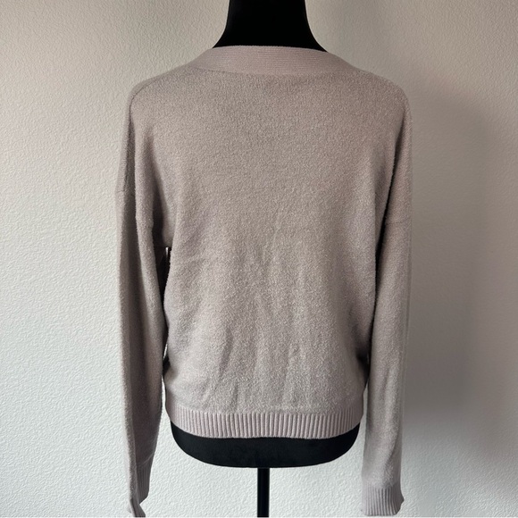 Joie Light Gray Women's Cardigan Sweater Large - Picture 4 of 10